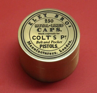 COLT Firearms Eley Bros. Brass Cap Tin - Image 1 of 3