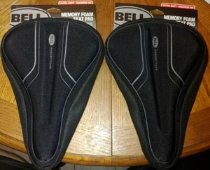 Lot of 2 BELL Memory Foam Bicycle Seat Pads w/Ergonomic Anti-Slip Technology NEW - Picture 1 of 5