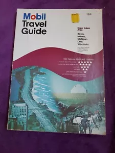 Mobil Travel Guide Great Lakes Area 1974 *Preowned* Softcover - Picture 1 of 15