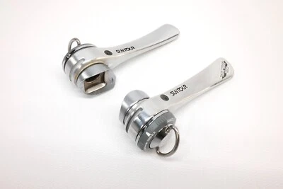 NOS Suntour Cyclone 5000 7000 9000 6spd Downtube Index / Friction Shifters Road - Image 1 of 4