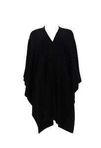 Girl Curves Sweater Poncho Cape Black 2X-3X NWOT (397) - Picture 1 of 9