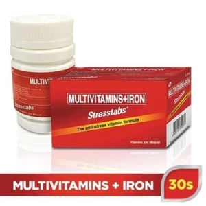 Stresstabs Relieve Stress Deep Sleep Vitamin Iron High Potency Women Health - Picture 1 of 5