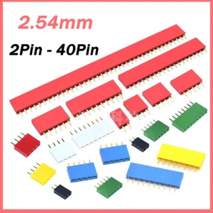 2- 40 Pin Polig Buchsenleiste weiblich f. Pin Header 2.54mm Raspberry Pi - Bild 1 von 6