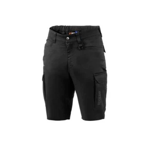 Sparco FTW Hawaii Bermuda Work Shorts Black/Navy Blue Workwear - Picture 1 of 9