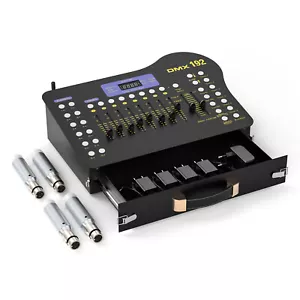 192 Channels DJ Stage DMX Controller Console 2.4G wireless transmitter 4Receiver - Picture 1 of 9