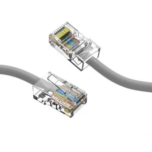 Cable de red Ethernet UTP CAT6 de 0,5 pies sin arranque gris - Imagen 1 de 1