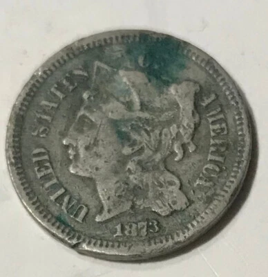 1873 USA Three Cent Nickel Fine - Image 1 of 2