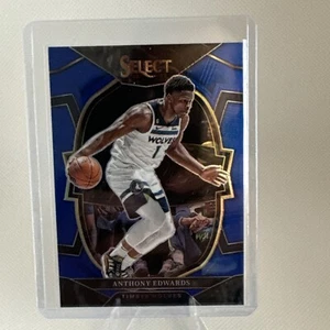 2022-23 Panini Select - Concourse Blue Scope Prizm #46 Anthony Edwards - Picture 1 of 2