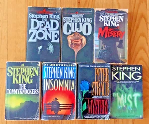 STEPHEN KING - Lot Of 7 Signet Paperbacks - All Are 1st Printings - Most Vintage - Picture 1 of 4