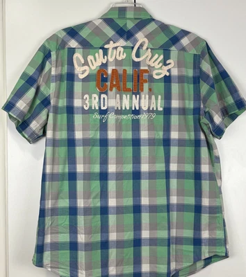 Santa Cruz 3rd Annual Surf Competition 1979 Shirt Men's 2XL Embroidered Vintage - Image 1 of 4