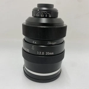 Chuichi Kogaku Optical Single Focal Lens Sony E Mount 20Mm F2.0 Super Macro 4-4. - Picture 1 of 4
