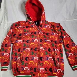 Sudadera con Capucha Tukhan Los Angeles Para Hombres XXL 2XL Mono Hip Hop Estampado Completo Cremallera - Imagen 1 de 9
