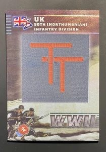 2025 HA Segunda Guerra Mundial Segunda Guerra Mundial Unidad Insignia Lámina Reino Unido: 50ª División de Infantería (Northumbrian) - Imagen 1 de 2