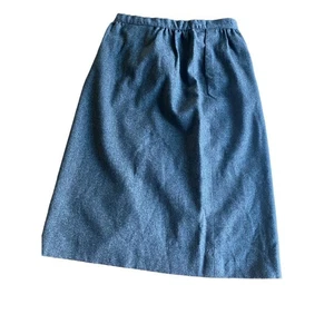 NUEVO CON ETIQUETAS Falda Pendleton Mujer Gris 100 Lana Virgen Recta Talla 12 Forrada Informal - Imagen 1 de 11
