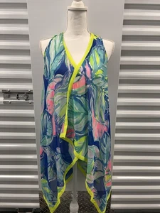 Lilly Pulitzer HIDI WESTE Multi Casa Del Sol GR. S/M SELTEN Cover Up - Bild 1 von 8