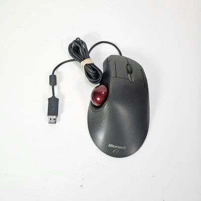 Microsoft Trackball Optical 1.0 Trackball Mouse X05-87475 USB Wired - Image 1 of 4
