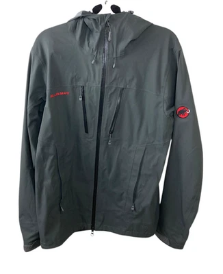 MAMMUT Black Alto Light Hooded Jacket Size S Outdoors Hiking Weather Repellent - Image 1 of 3