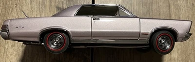 Used 1965 Pontiac GTO Iris Mist In 1:24 Scale Danbury Mint In It’s Original Box! - Image 1 of 4