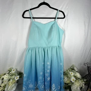 Disney Frozen Elsa Dress Hot Topic Corset Back Size Medium Sleeveless - Picture 1 of 16