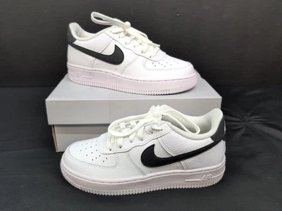 Nike Air Force 1 низкий (GS) молодежи мальчика туфли США 3,5Y белый черный CT3839-100 - Изображение 1 из 4