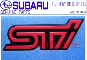 SUBARU 05-07 Impreza GDB WRX STI Rear Trunk Emblem Badge OEM - Bild 1 von 1