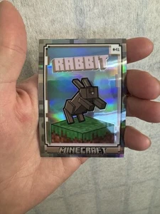 Minecraft #41 Rabbit #/149 Silver Foil Parallel - Picture 1 of 4