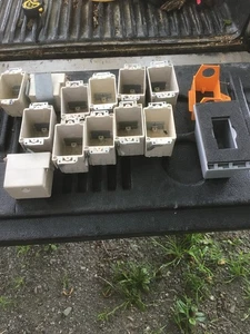 Cajas eléctricas 1-Gang, 2-Gang cajas eléctricas, Variedad de 13 Piezas - Imagen 1 de 3