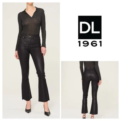 $229 DL1961 Bridget High Rise Crop 釉面蓝莓尺寸 26 — 第 1/4 张图片