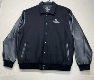 Whitetails Unlimited Varsity Bomberjacke Herren Wolle Leder schwarz Gr. XL schön - Bild 1 von 10