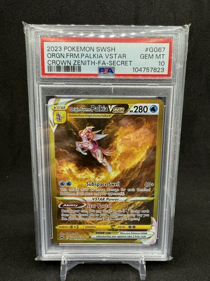Origin Forme Palkia VSTAR (Secret) GG67/GG70 Crown Zenith: Galarian Gallery Holo - Image 1 of 1