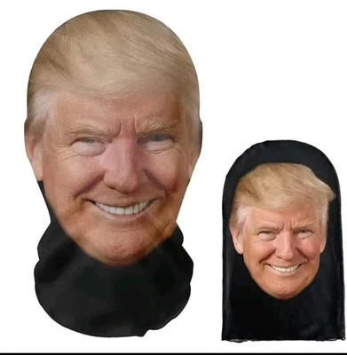 3D Printed Halloween Cosplay Stretch Mesh Mask Balaclava Headdress Trump Mask - Image 1 of 4