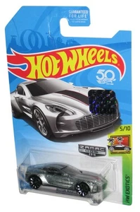 Hot Wheels HW Exotics 5/10 (2017) Zamac Aston Martin One-77 Silver Toy Car - (Fa - Picture 1 of 1