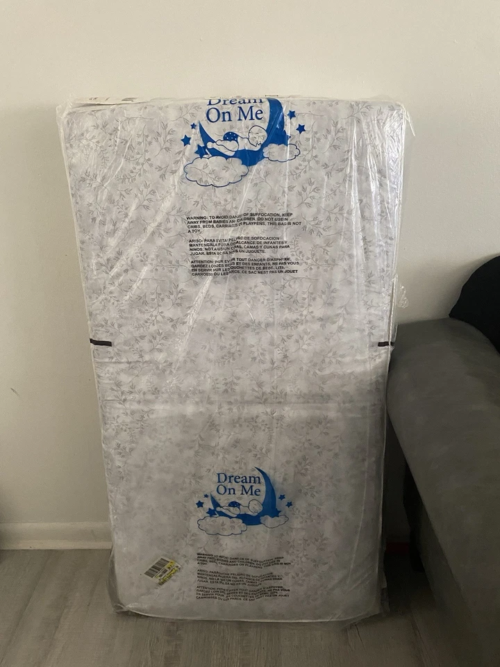 Safety 1st 3133098 Sweet Dreams 5 inch Crib and Toddler Mattress - White - Image 1 of 1