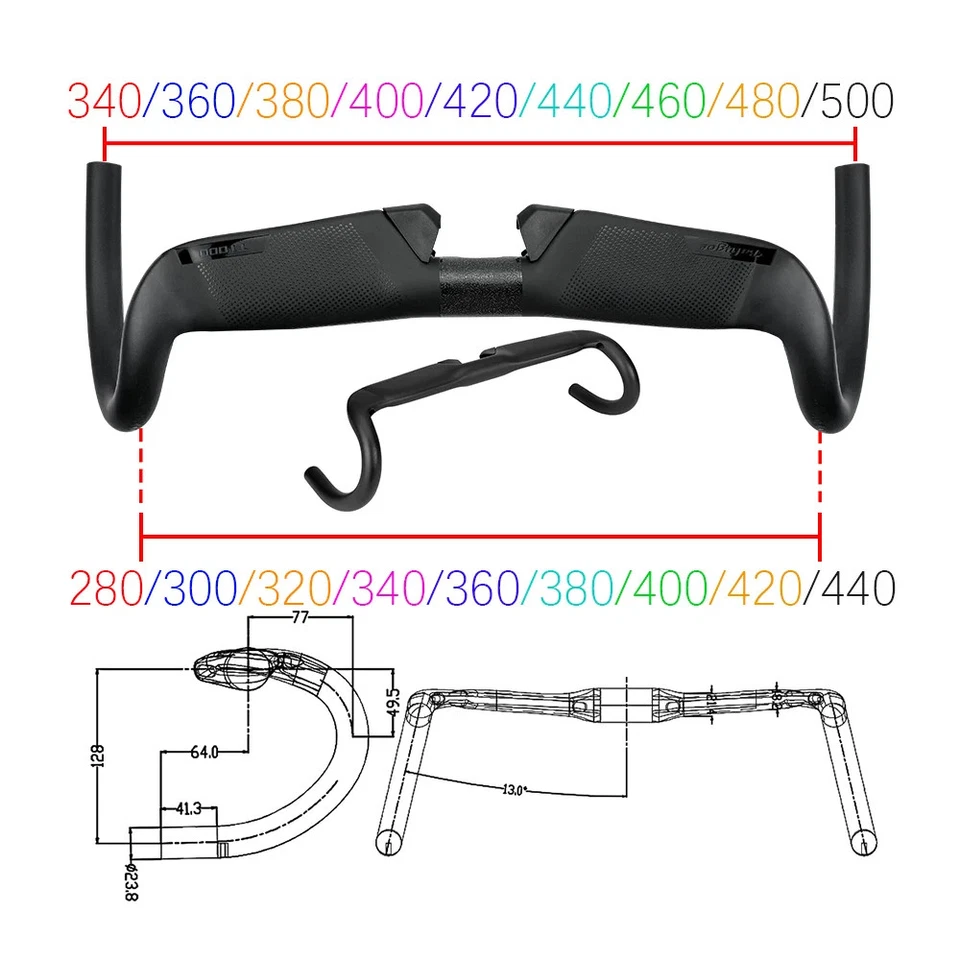 Gravel Bike Internal Wiring Carbon Road Bicycle Drop Bar Bicycle Internal Cables - Image 1 of 4