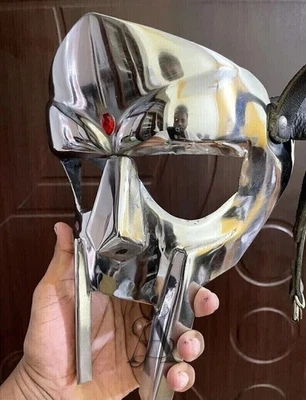 Maximus Gladiator MF Doom Mask Steel Roman Face Mask Hand Forget Face Costume - Image 1 of 4