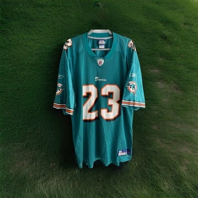 Camiseta deportiva vintage Ronnie marrón Miami Dolphins Reebok On Field talla adulto 2XL Foto 1 de 4