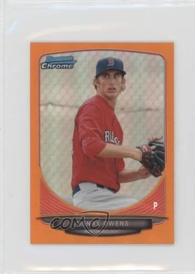 2013 Bowman Chrome Minis Orange Refractor /15 Henry Owens #60 - Image 1 of 2