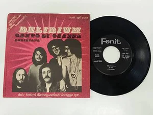 DELIRIUM CANTO DI OSANNA - DELIRIANA 7'' 45 GIRI 1971 - Picture 1 of 1