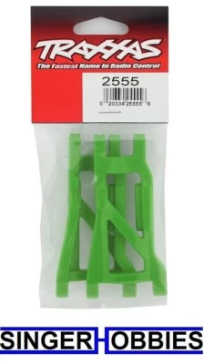 Traxxas 2555g Suspension Arms Rear HD 2 GREEN NITRO Rustler/Stampede, Slash TRA1 - Image 1 of 2
