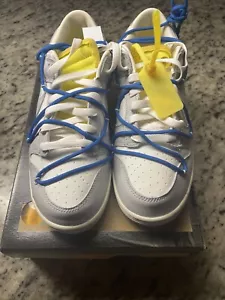 Size 9.5 - Nike Dunk Low x Off-White Lot 10 of 50 2021 DM1602-112 - Picture 1 of 5