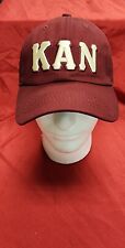 KAPPA ALPHA NU Frank Summers NUPE "KAN" Red Baseball Hat Fraternity Psi