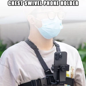 Handy Brusthalterung Chest Halter Strap Bracket für iPhone Samsung Gopro Hero - Zdjęcie 1 z 14