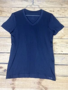 CHAMPION Damen T-Shirt Größe M sportlich DUO DRY Stretch schwarz Training - Bild 1 von 6