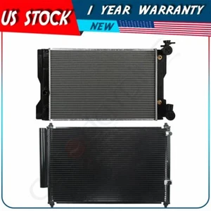 Radiator and AC Condenser Kit For 2009-2014 Toyota Corolla Matrix - Picture 1 of 15