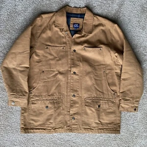 High Sierra Barn Coat Men Size XL Flannel Lined Canvas Chore Barn Jacket - Picture 1 of 17