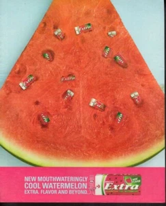 Vintage print ad advertisement Wigley's Extra Gum Watermelon Mouthwateringly - Picture 1 of 1