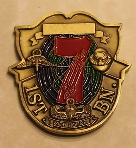 7th Special Forces Group Airborne 1st Battalion Army Challenge Coin - Picture 1 of 2