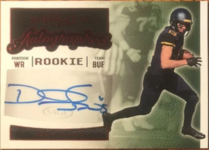 2019 SAGE Red Rookie Autograph David Sills V #SA33 West Virginia Mountaineers - Picture 1 of 2
