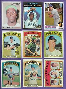 1970 1971 1972 1973 Topps Baseball Cards High # Numbers You Pick Any EX to NM