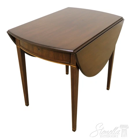 44851EC: KITTINGER Colonial Williamsburg Mahogany Pembroke Table Cover